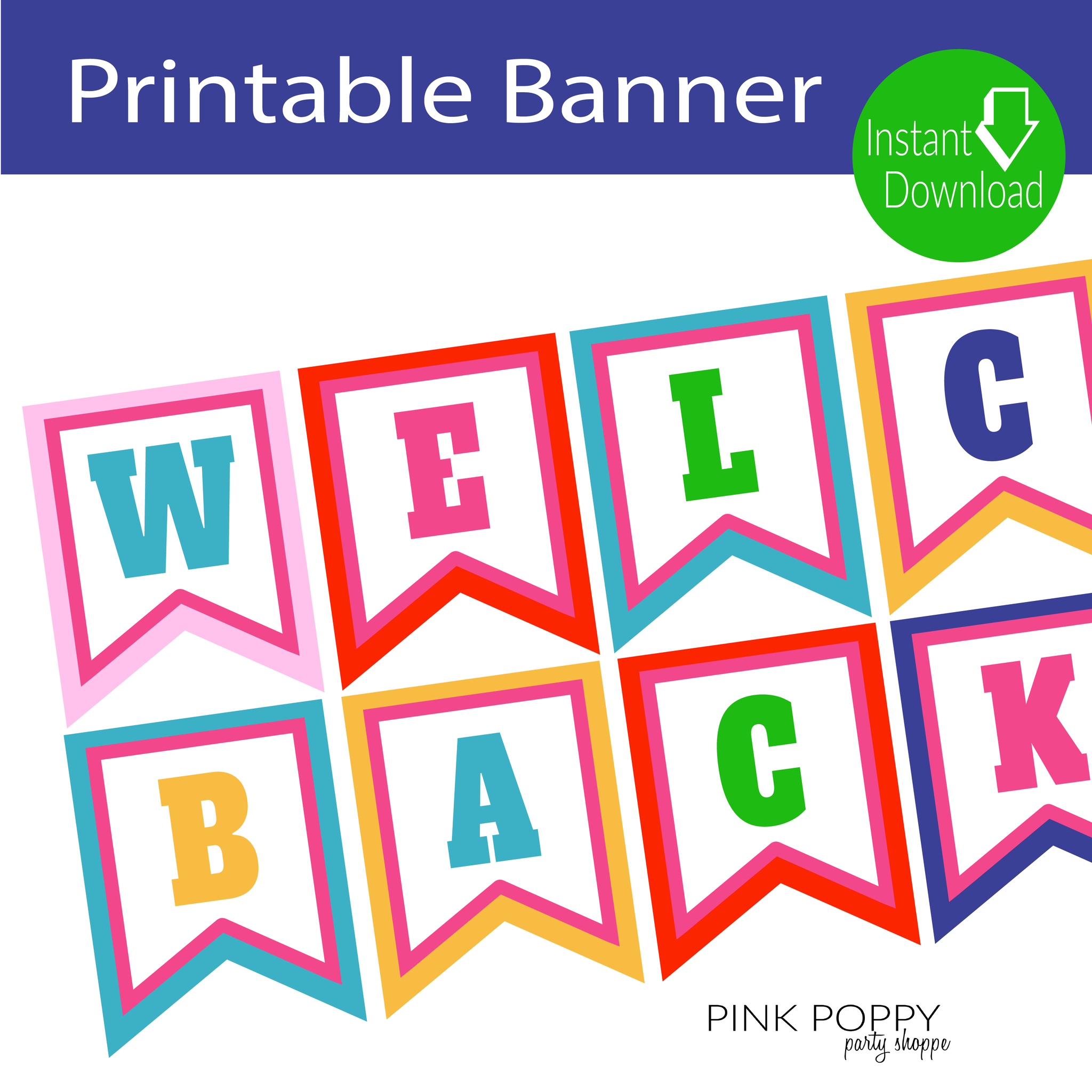 Free Printables} Welcome Back Banner | Edukacja | Welcome Banner - Welcome Home Cards Free Printable