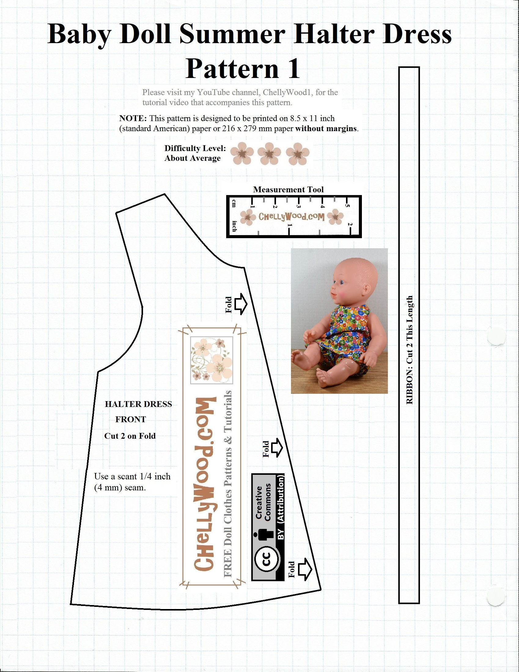 Free #sewing Pattern For Baby #dolls @ Chellywood #crafts - Free Printable Sewing Patterns