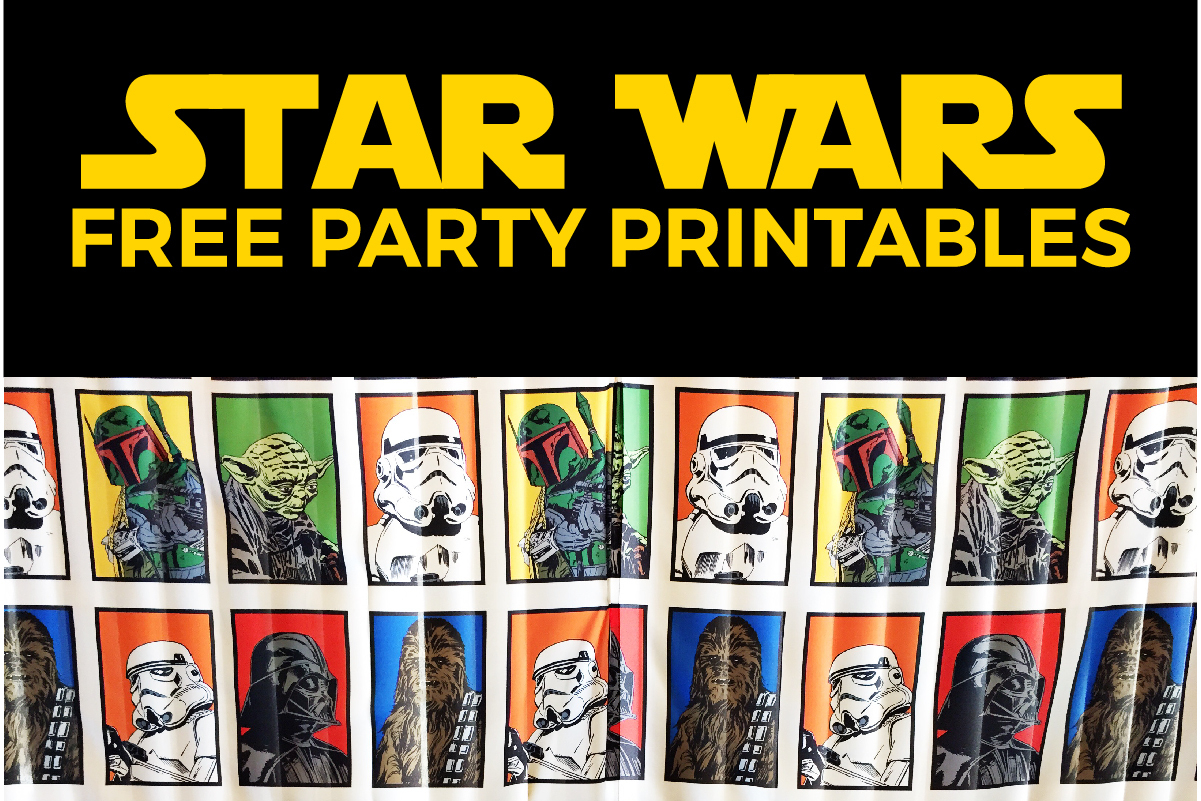 Free Star Wars Party Printables: A No-Stress Way To A Galactic Party - Star Wars Invitations Free Printable