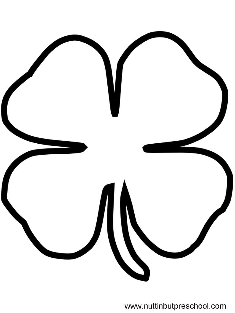 Free Stencils Print Cut Out St Patricks Day | Print Friendly (Click - Free Printable Shamrock Cutouts