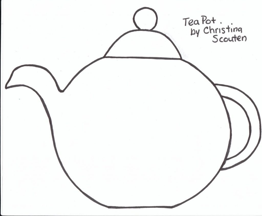 Free Teapot Printable | Free Printable - Free Teapot Printable