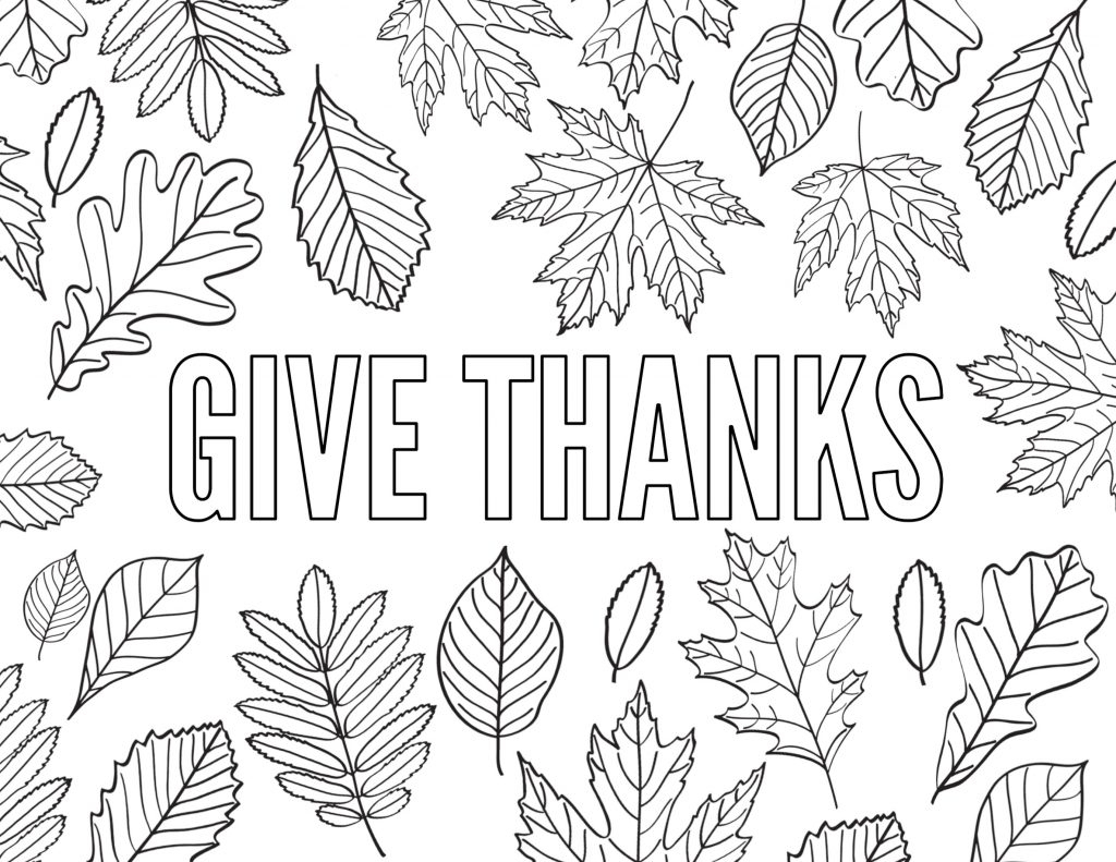 Free Thanksgiving Coloring Pages To Help Children Express Gratitude - Free Printable Thanksgiving Coloring Pages
