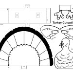 Free Turkey Template Cut Out   Natashamillerweb   Free Turkey Cut Out Printable