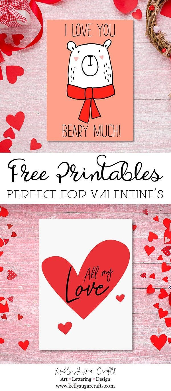 Free Valentine&amp;#039;s Day Printable Cards | Free Printable Valentines - Free Printable Heart Designs
