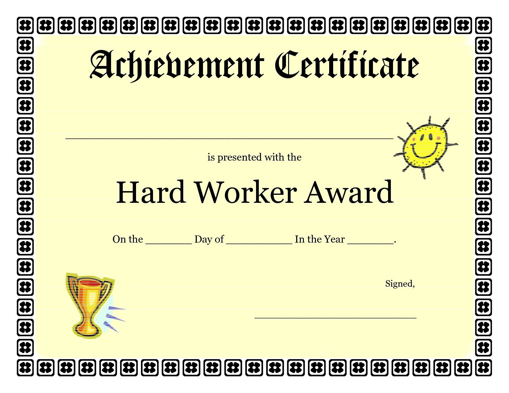 Free Vbs Certificate Templates New Printable Achievement - Free Printable Children&amp;amp;#039;s Certificates Templates