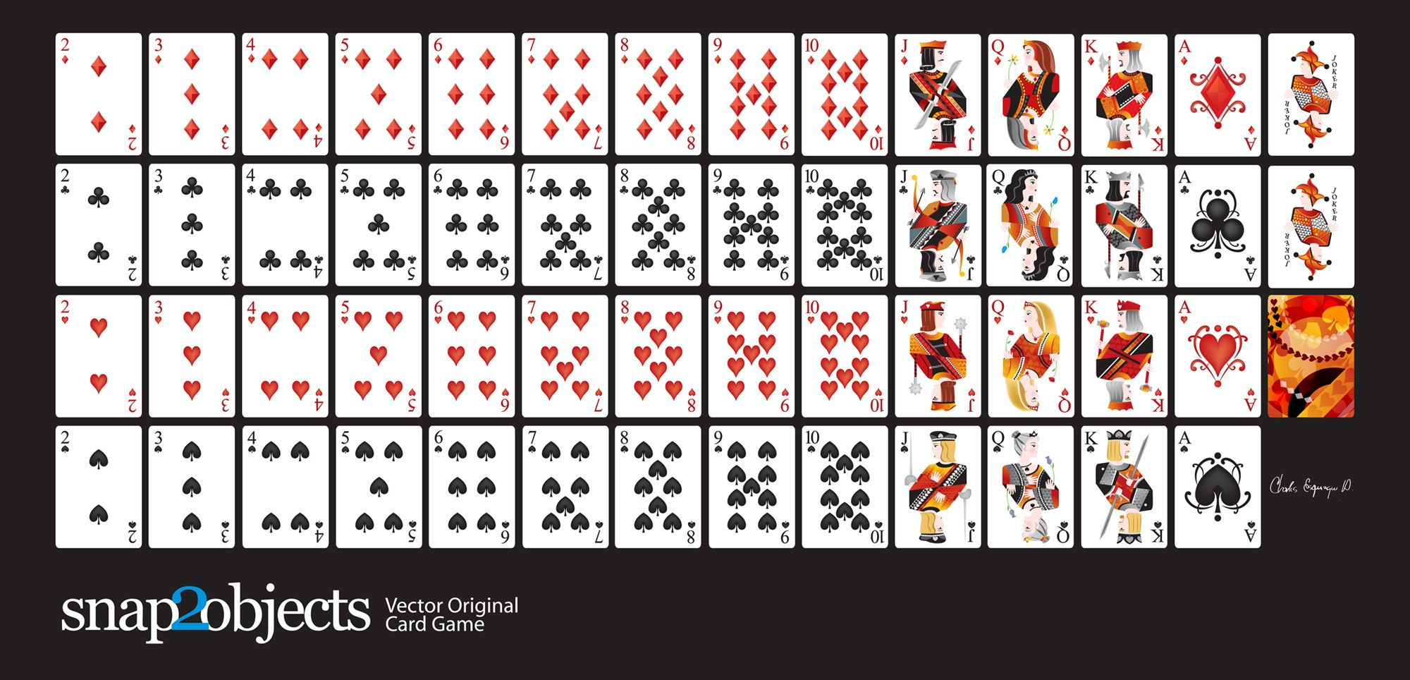 Free-Vector-Card-Deck | Silhouette Cameo | Pinterest | Printable - Free Printable Deck Of Cards