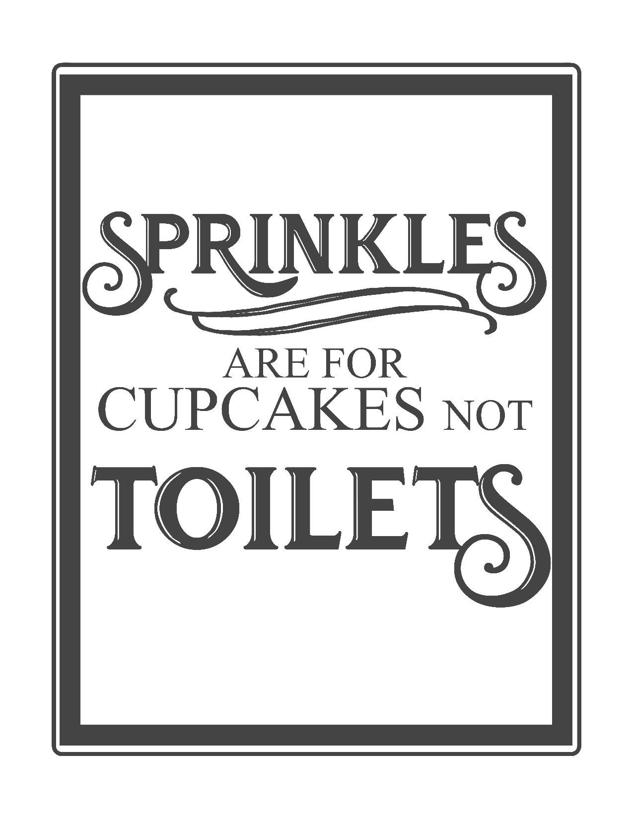 Free Vintage Bathroom Printables | Printables ** | Pinterest - Free Printable Flush The Toilet Signs