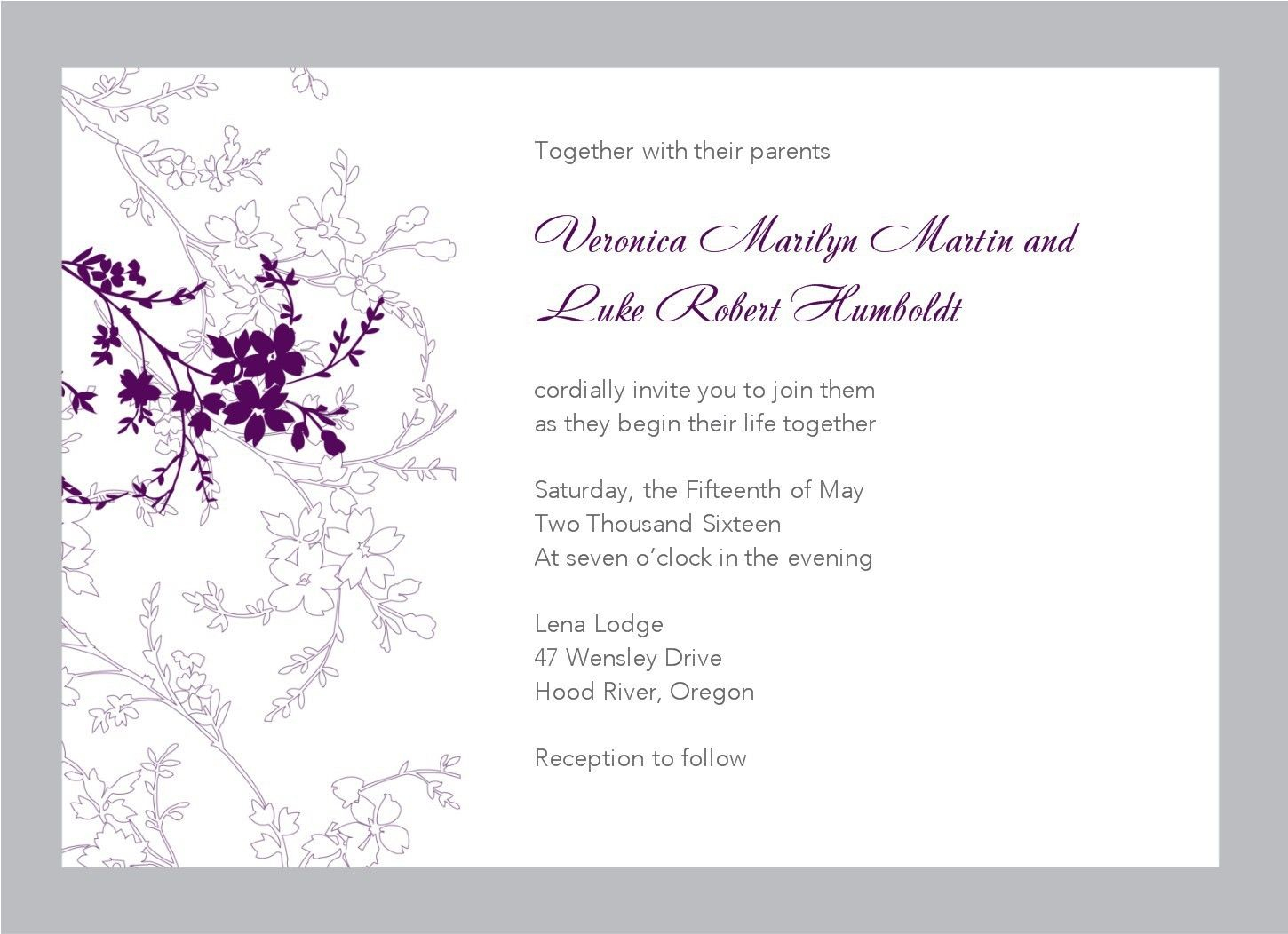 Free Wedding Invitation Templates For Word- What&amp;#039;s So Intriguing - Free Printable Wedding Invitation Templates For Word