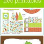 Freebie Friday: Free Dinosaur Party Printables | Baby Ninjas Bday   Free Printable Dinosaur Labels