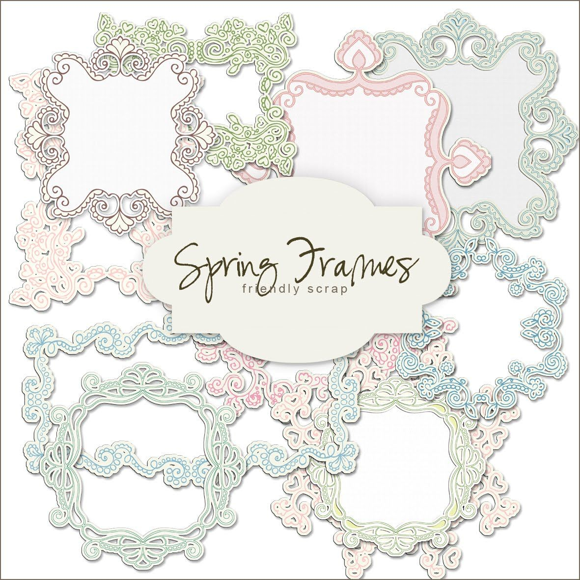 Friendly Scrap: Free Scrap Frame | Printable Frames | Scrapbook - Free Printable Frames For Scrapbooking