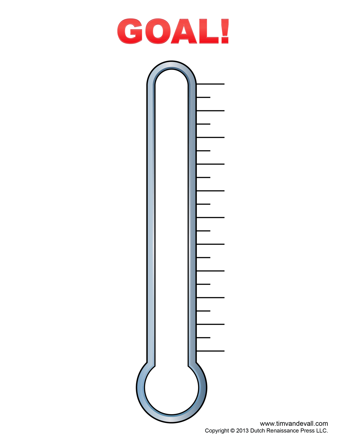 Fundraising Thermometer Template | For J | Pinterest | Goal - Free Printable Thermometer Goal Chart