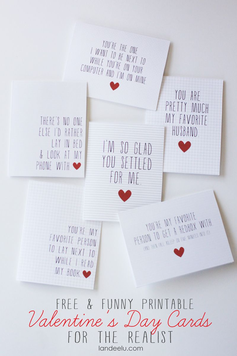 Funny Printable Valentine&amp;#039;s Day Cards | Valentines Day | Pinterest - Free Printable Valentine Cards For Husband