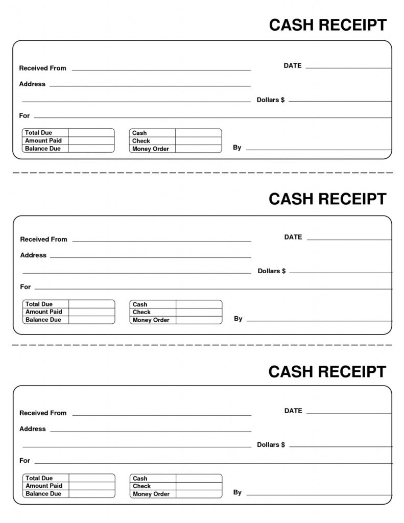 Generic Receipt Sample Forms Free Download 10 Best Of Blank Template - Free Printable Blank Receipt Form