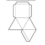 Geometric Net Printables Free Printable Shape Nets Template Intended   Free Printable Shapes Templates