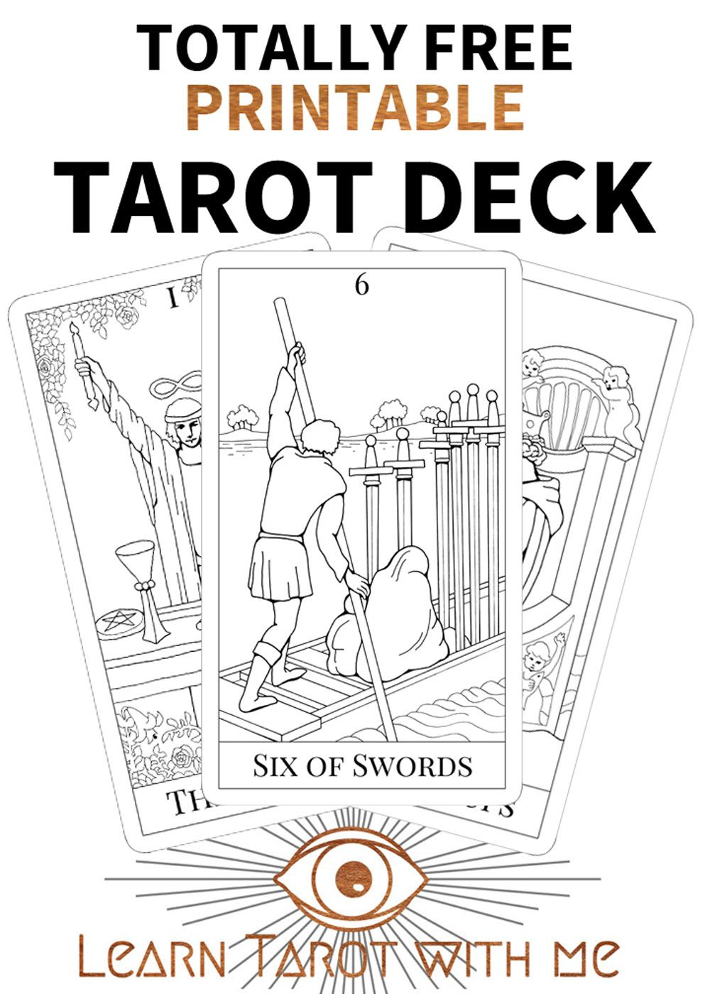 Get Your Totally Free, Printable Tarot Deck Of The Major Arcana - Printable Tarot Cards Pdf Free