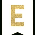 Gold Free Printable Banner Letters | Templates | Pinterest   Free Printable Banner Letters