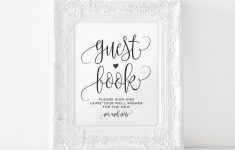Please Sign Our Guestbook Free Printable