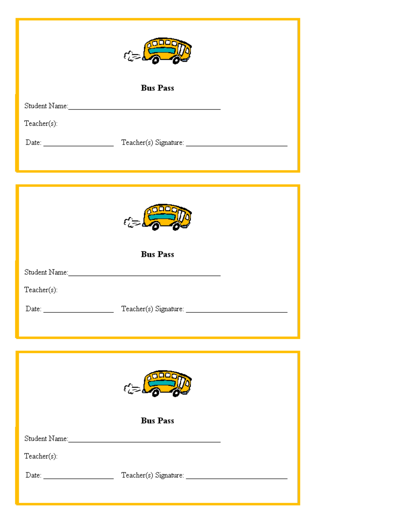 Hall Pass Template For Teachers | Teacher Printables School Bus - Free Printable Hall Pass Template