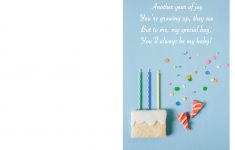 Free Printable Birthday Cards For Mom From Son