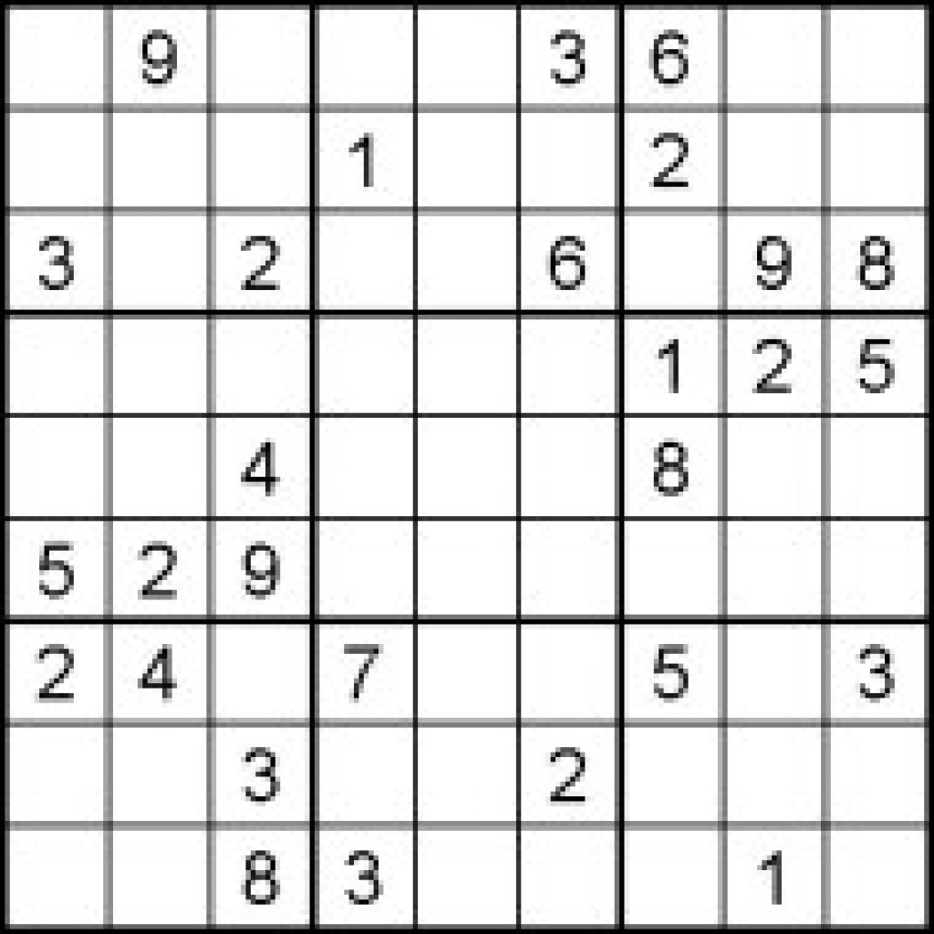 Hard Sudoku Puzzles For Kids - Free Printable Worksheets Pertaining - Free Printable Sudoku Puzzles