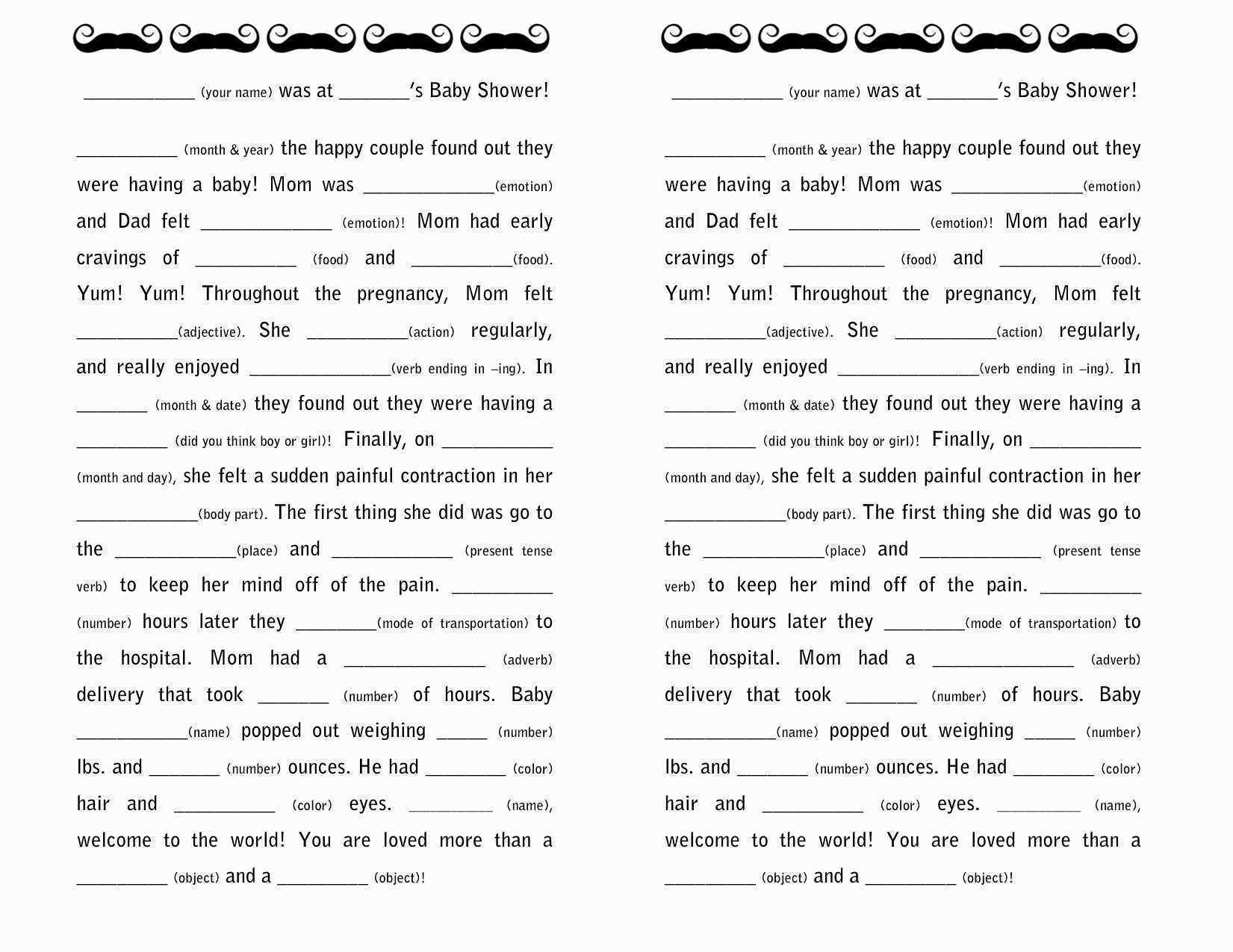 He Said She Said Bridal Shower Game Template Lovely Halloween Bridal - He Said She Said Game Free Printable