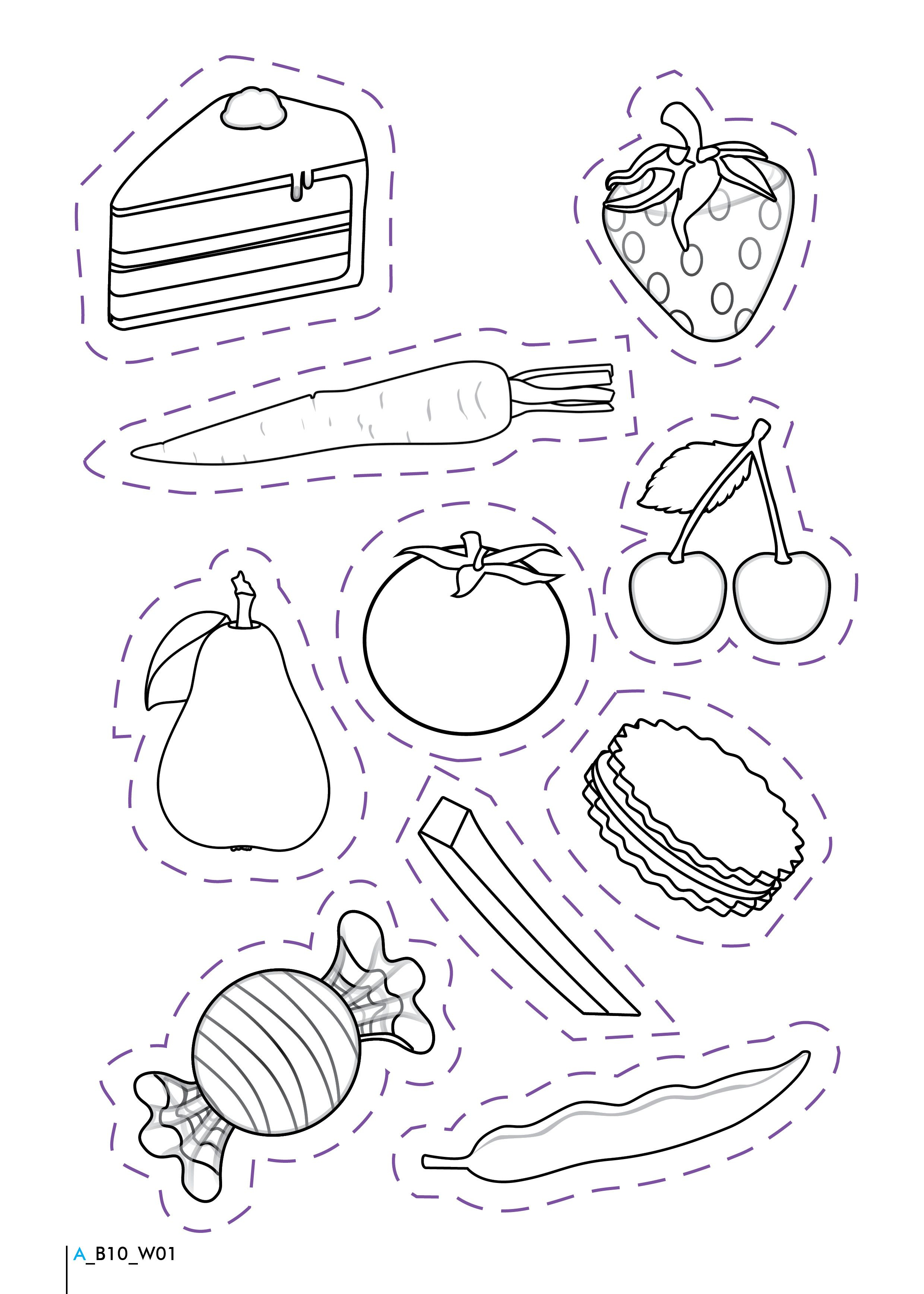 Healthy Food Worksheets For Preschoolers