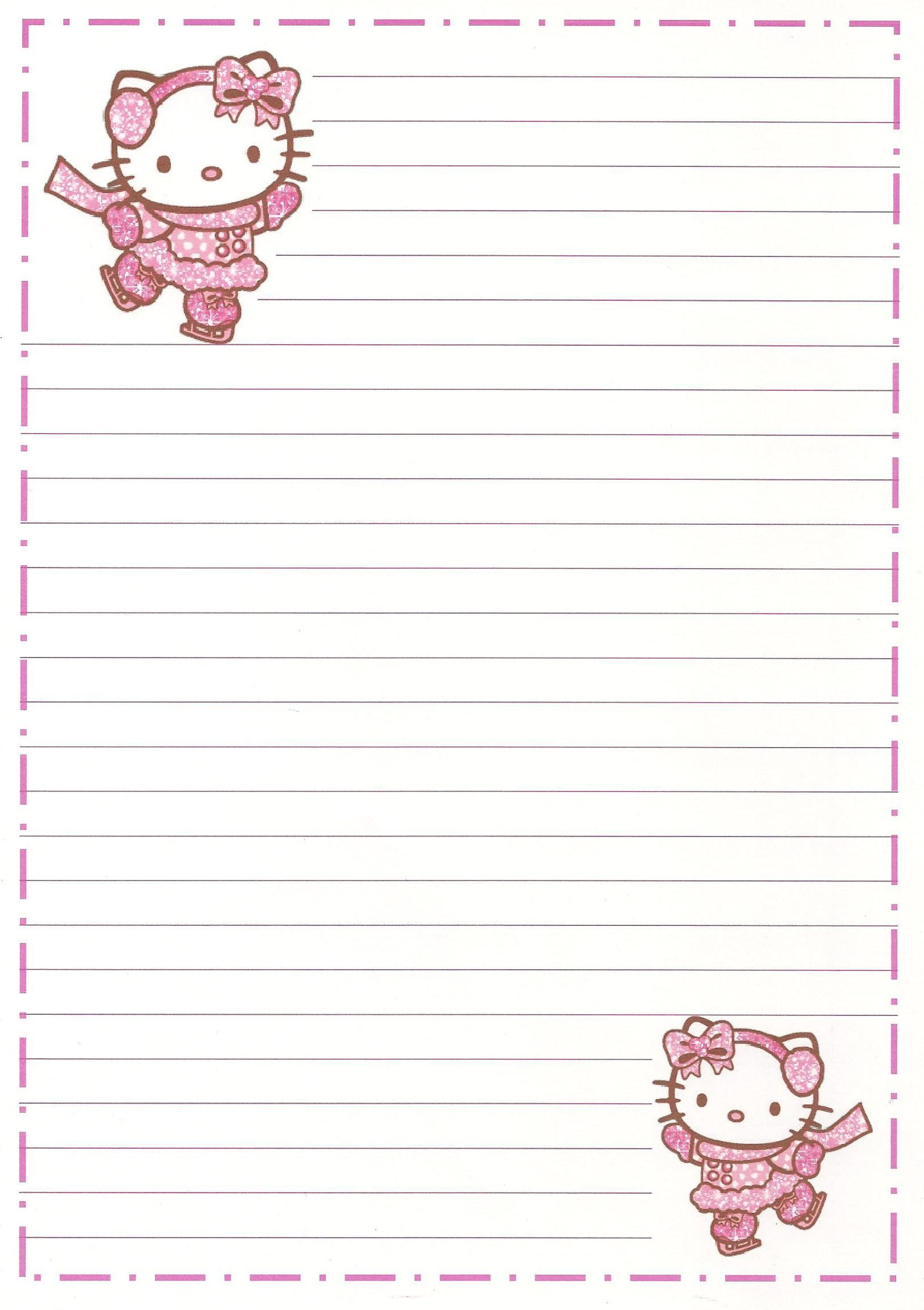 Hello Kitty | Borders,stationary,backgrounds | Pinterest | Sobres De - Free Printable Hello Kitty Stationery