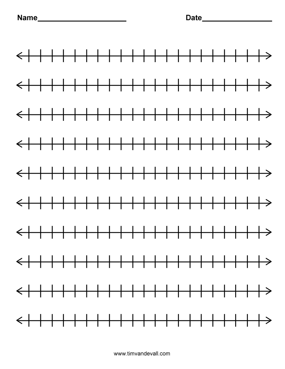 Here&amp;#039;s A Set Of Blank Number Line Templates. | Number Lines | Math - Free Printable Number Line 0 20