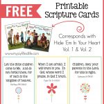 Hide 'em In Your Heart Scripture Cards {Free Printable}   My Joy   Free Printable Scripture Cards