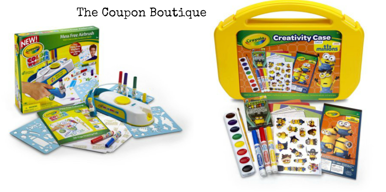 Hot* Crayola Ultimate Art Case &amp;amp; Mess-Free Airbrush Kit For $5 Each - Free Printable Crayola Coupons