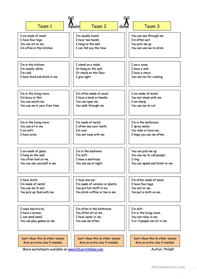 Household Riddles For Adults / Challenging Treasure Hunt ...