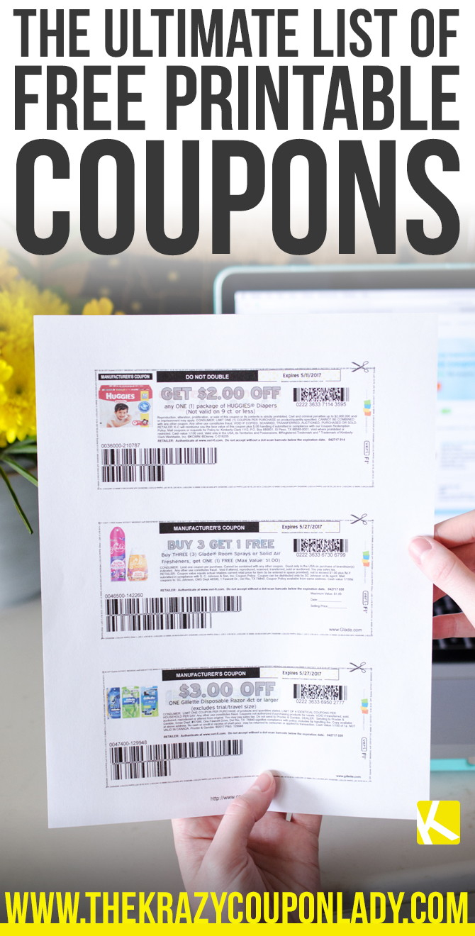 How To Find And Print Free Internet Coupons - The Krazy Coupon Lady - Free Printable Coupons Without Downloading Or Registering