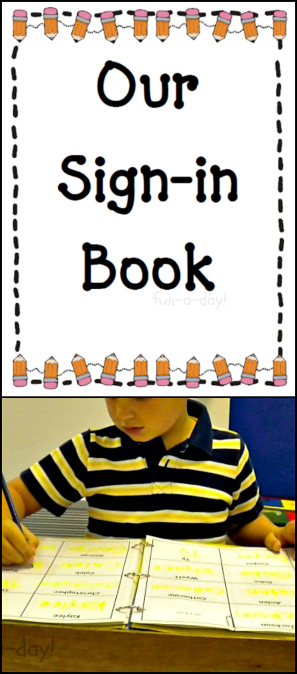 How To Make A Book With Free Printable Preschool Sign In Sheets - Free Printable Center Signs For Pre K