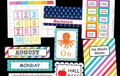 Free Printable Classroom Tray Labels