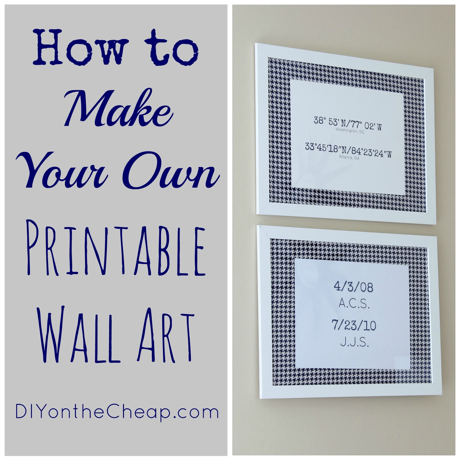 How To Make Your Own Printable Wall Art - Erin Spain - Free Printable Artwork