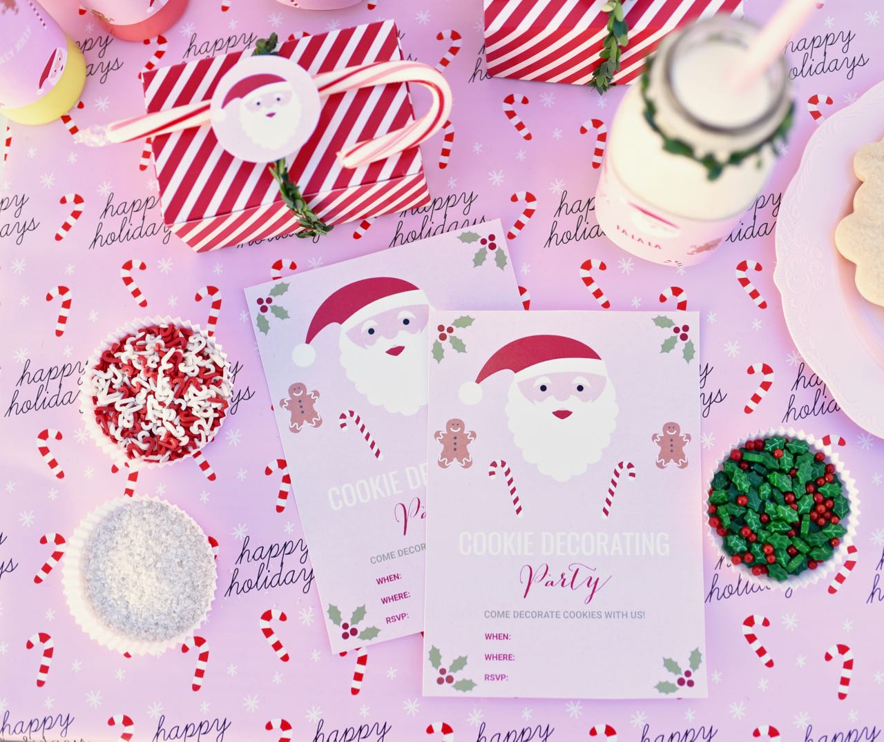 How To Plan The Ultimate Christmas Cookie Decorating Party - Free Printable Cookie Decorating Invitations