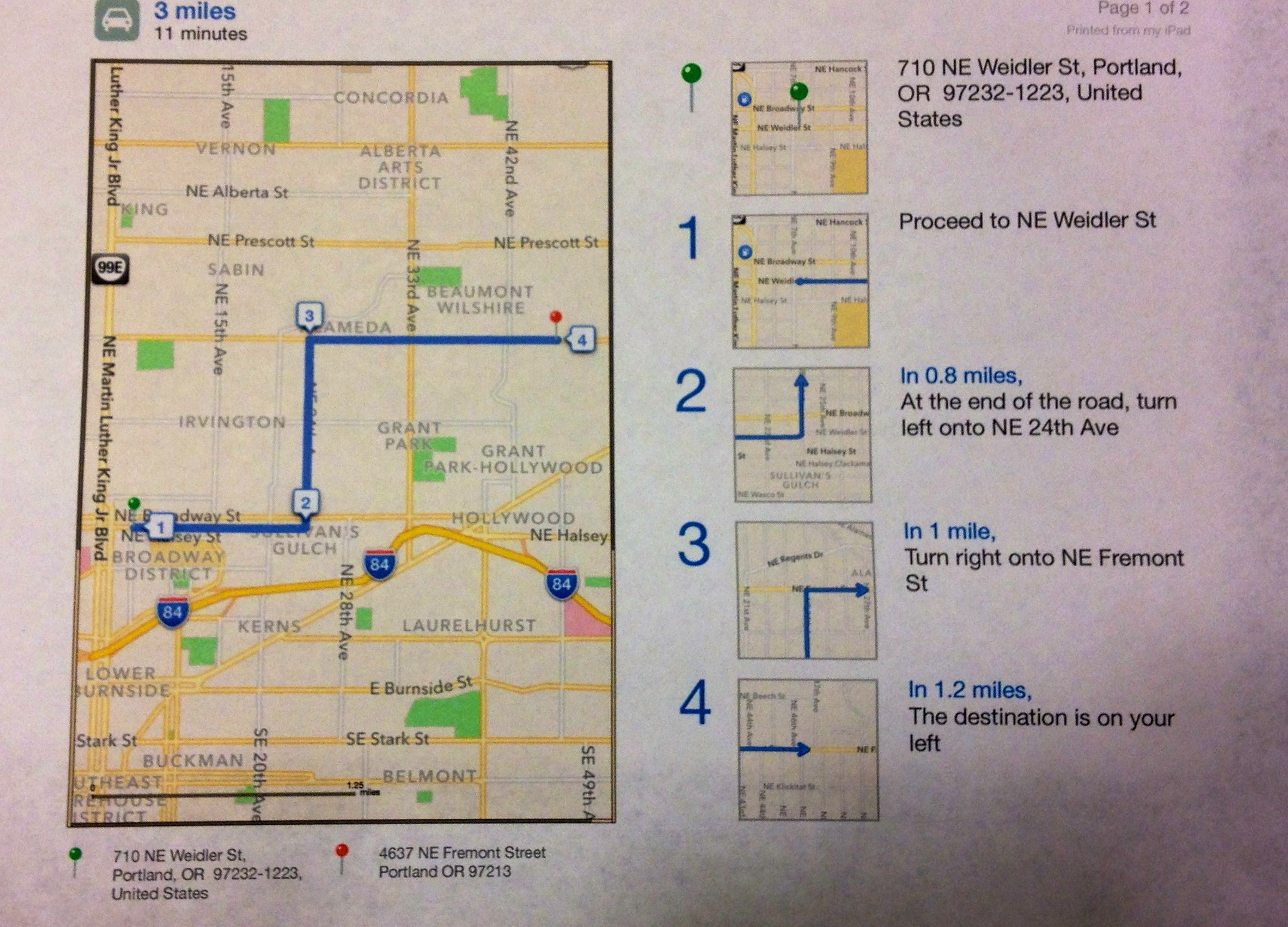 How To Print Driving Directions Directly From Iphone, Ipad (Mini - Free Printable Driving Directions