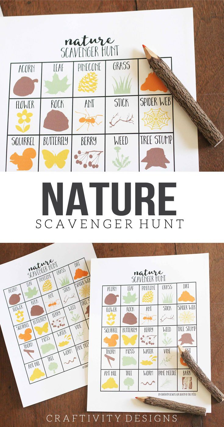 How To Take A Nature Scavenger Hunt {Free Printable!} | Best Of The - Free Printable Scavenger Hunt For Kids