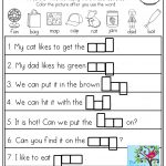 I Can Read! Simple Sentences With Cvc Words To Fill In! | March   Free Printable Cvc Worksheets