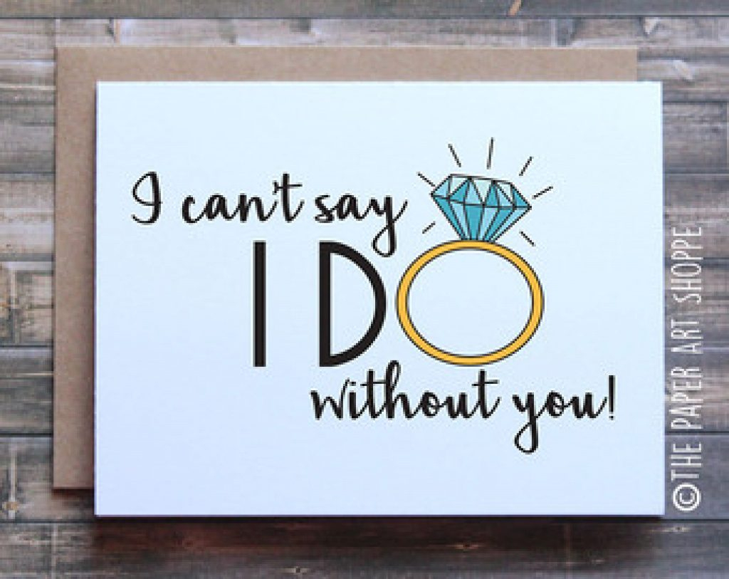 I Can T Say I Do Without You Free Printable | Free Printable - I Can T Say I Do Without You Free Printable