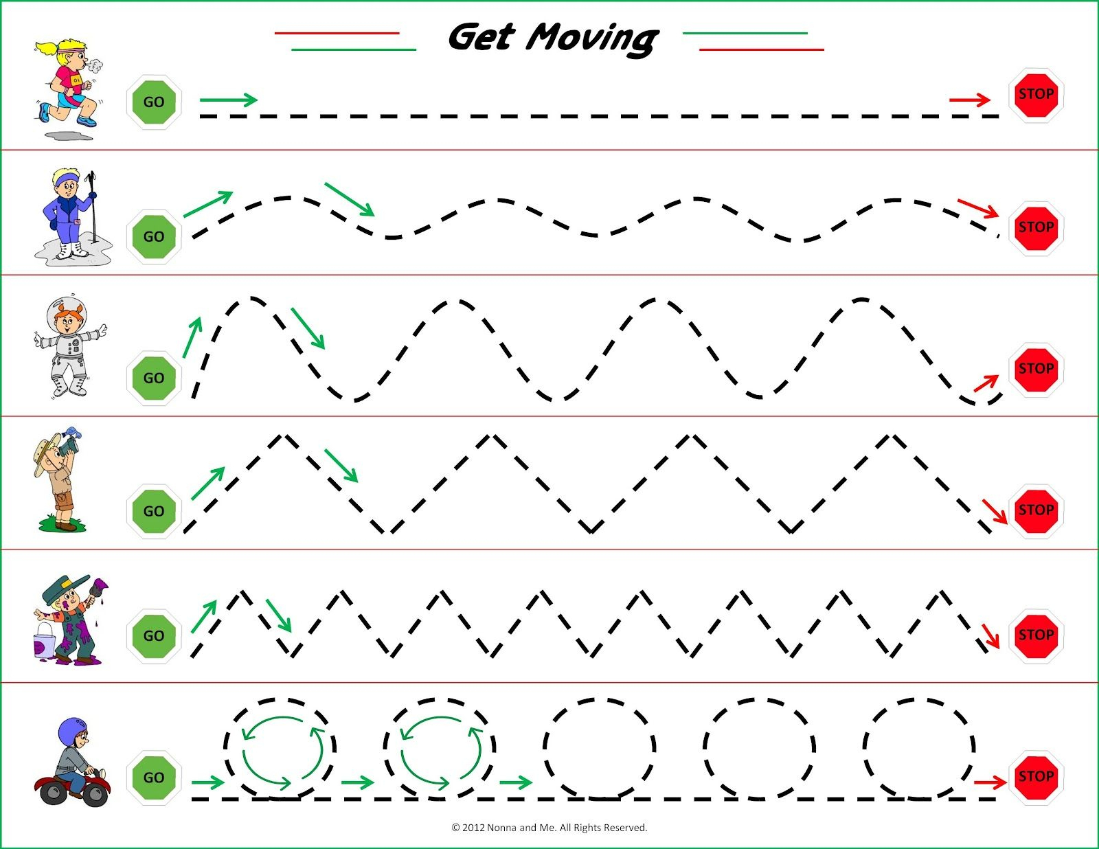 I Love Free Printables - My Kids Love To Practice Writing. | Ot Fine - Free Printable Fine Motor Skills Worksheets