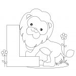 Image Detail For  Animal Alphabet: Letter L Coloring Worksheet And   Free Printable Animal Alphabet Letters