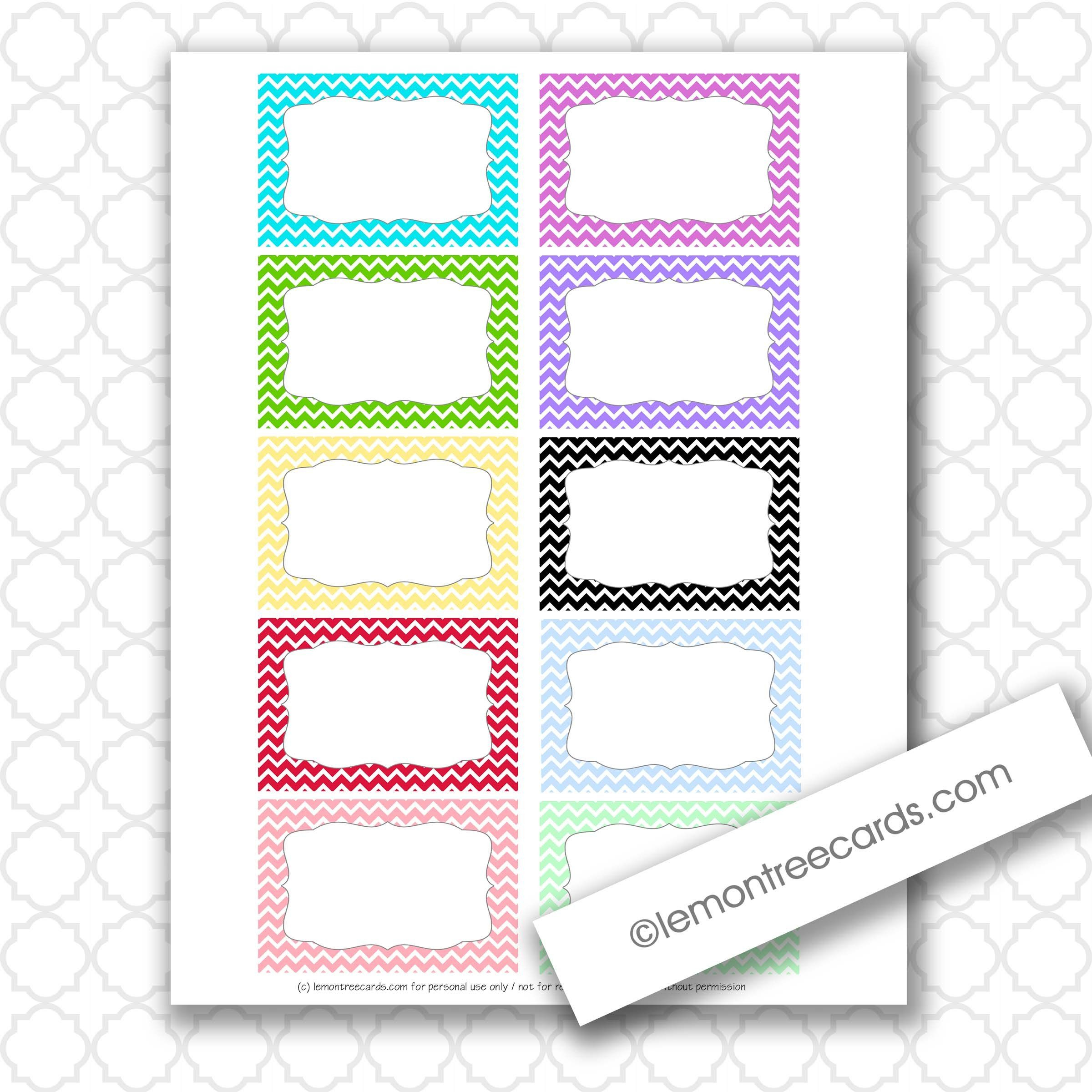 Image Result For Cute Free Index Card Template | Organization - Free Printable Blank Index Cards