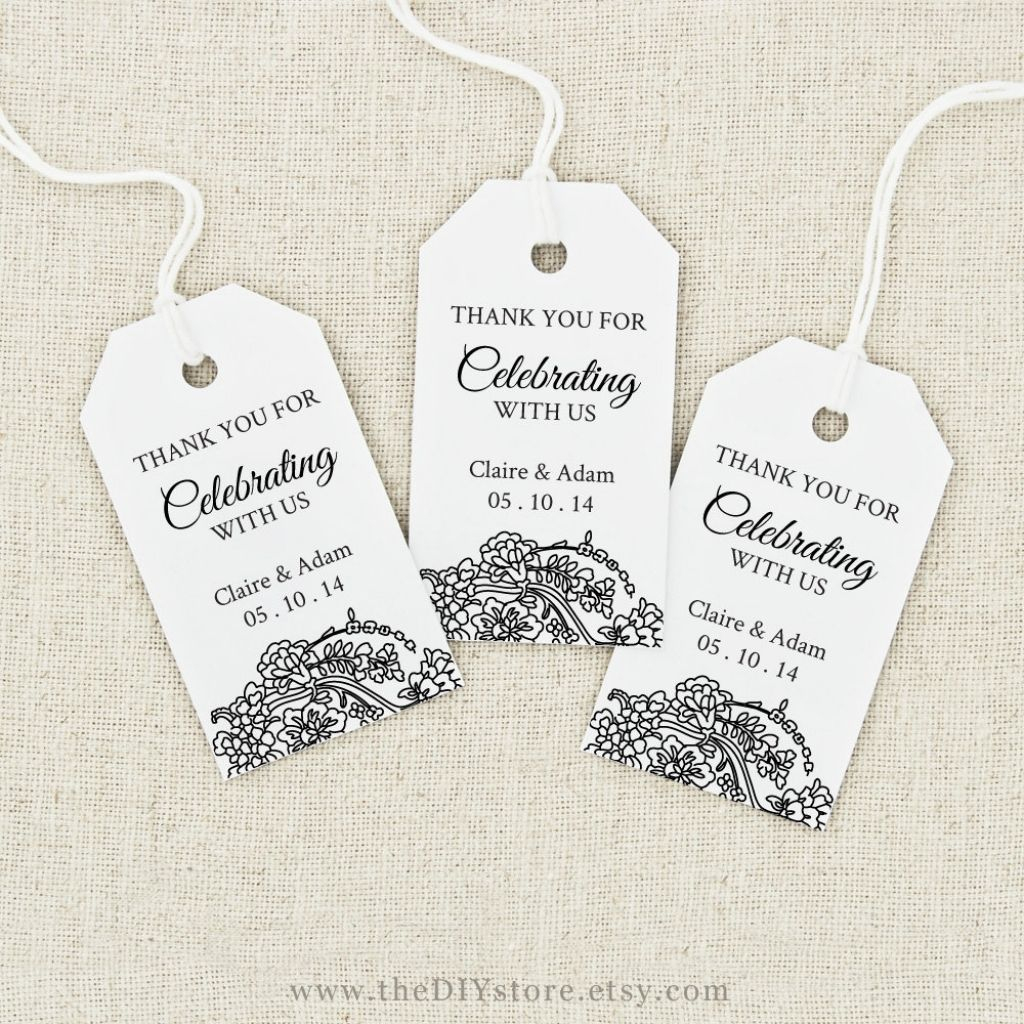 Image Result For Free Printable Wedding Favor Tags Template - Free Printable Thank You Tags Template