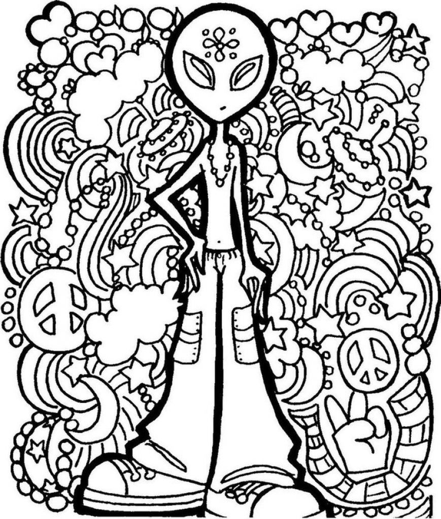 Image Result For Trippy Printable Coloring Pages | Camp Garbabge - Free Printable Trippy Coloring Pages