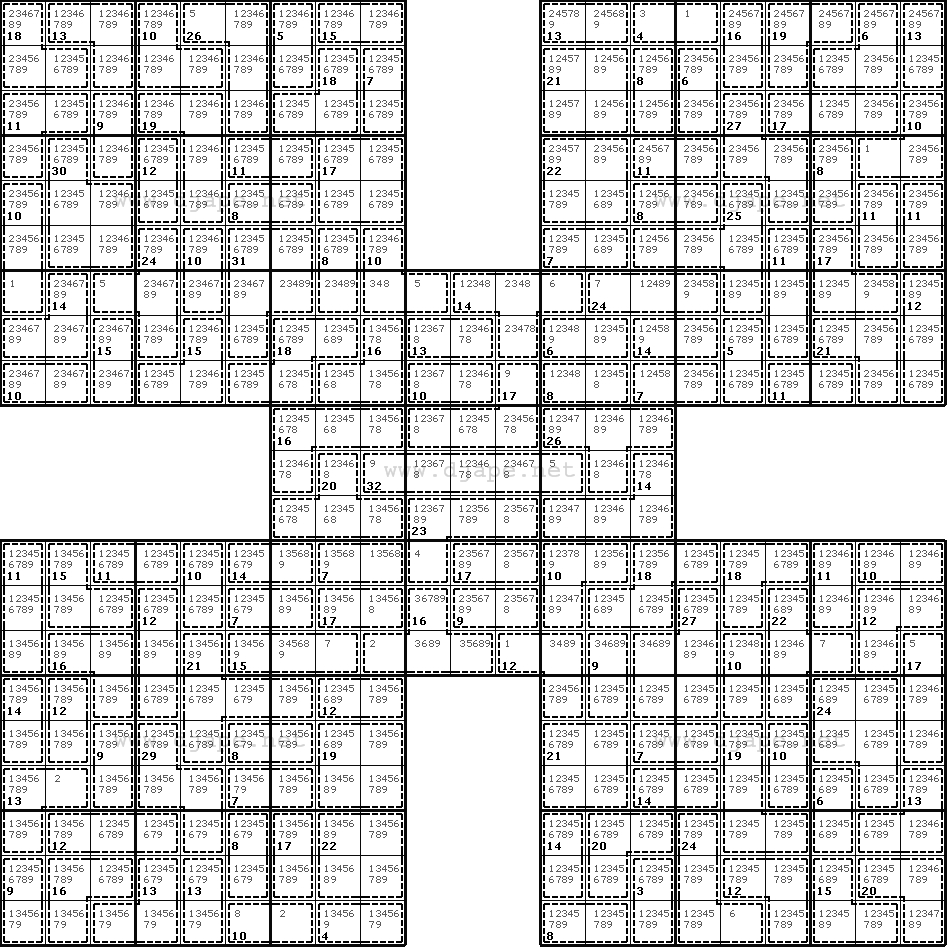 Introducing Killer Samurai Sudoku - Killer Sudoku Free Printable