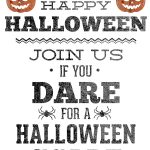 Invitation. Free Halloween Party Invitations   Techcommdood   Halloween Invitations Free Printable Black And White