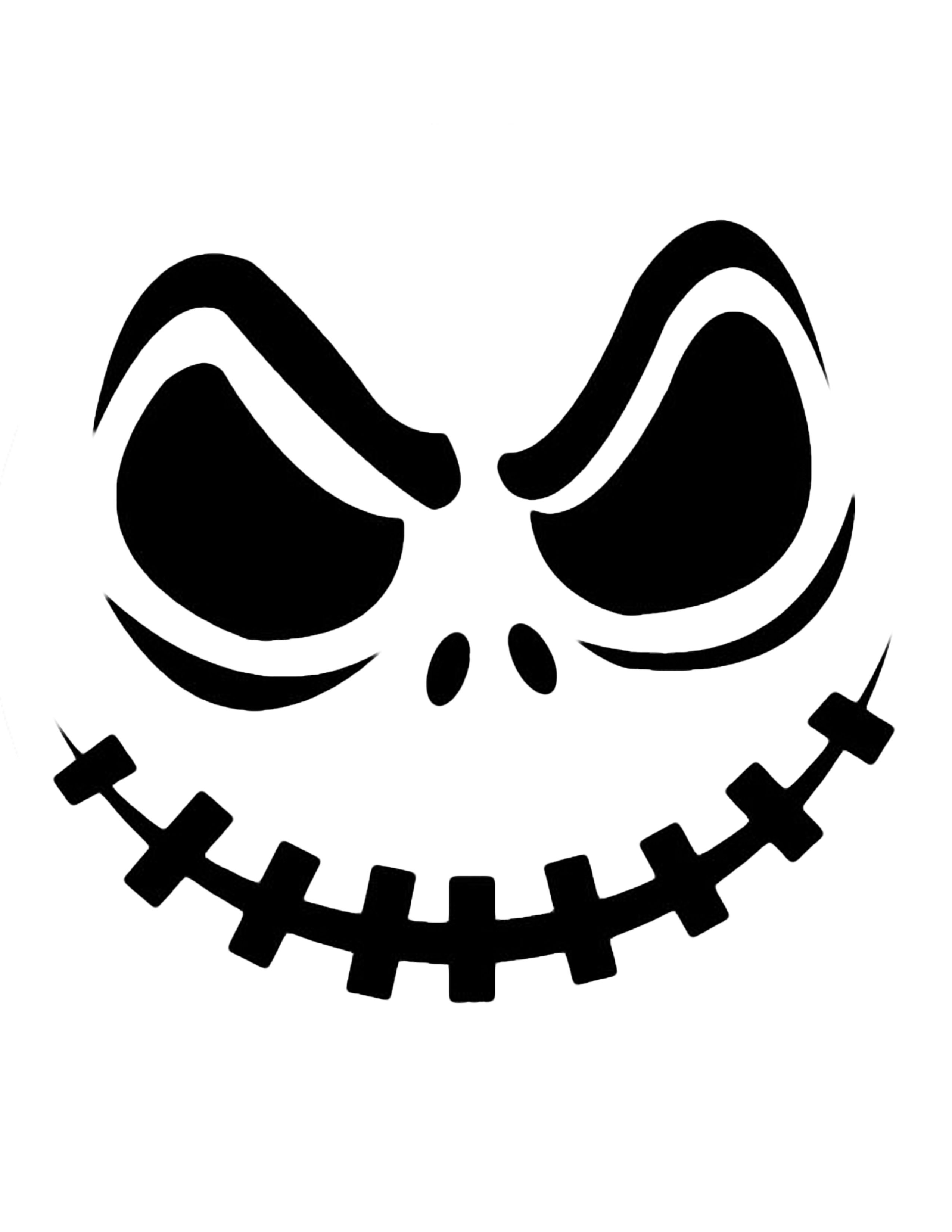 Jack Skellington Pumpkin | Cricut Cutter Ideas | Halloween, Pumpkin - Free Printable Pumpkin Carving Stencils For Kids