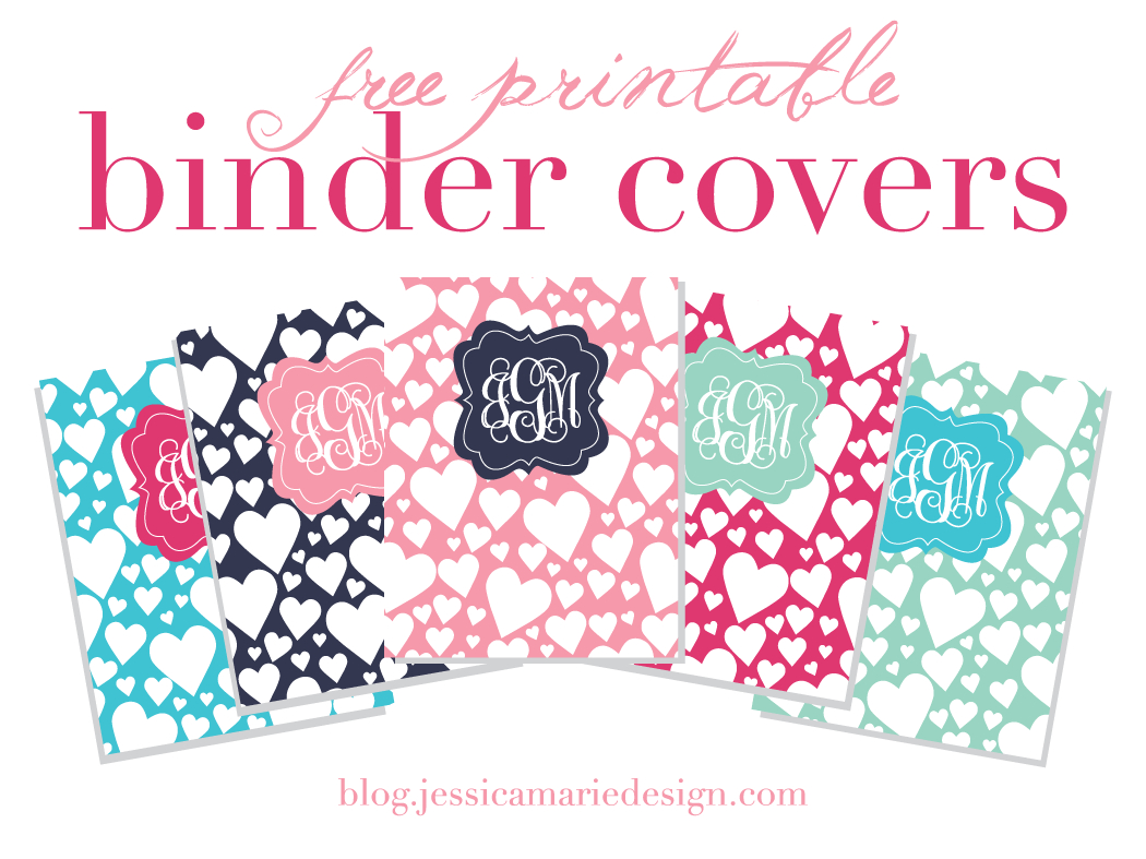 Jessica Marie Design Blog: Free Printable Binder Covers - Free Printable Binder Covers And Spines