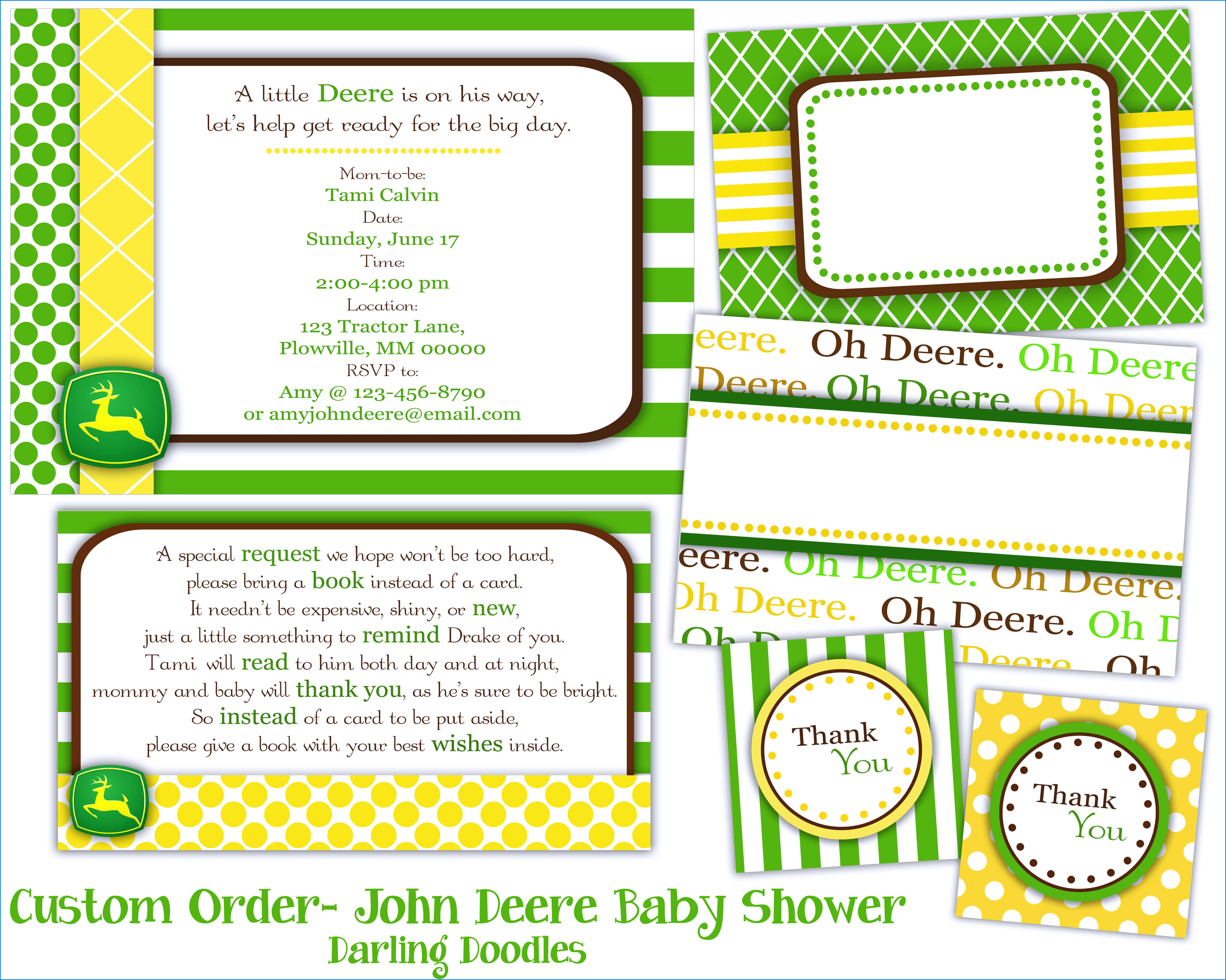 John Deere Birthday Invitations Luxury John Deere Birthday - Free Printable John Deere Birthday Invitations